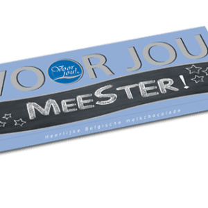 Voor jou! Chocolade reep Meester