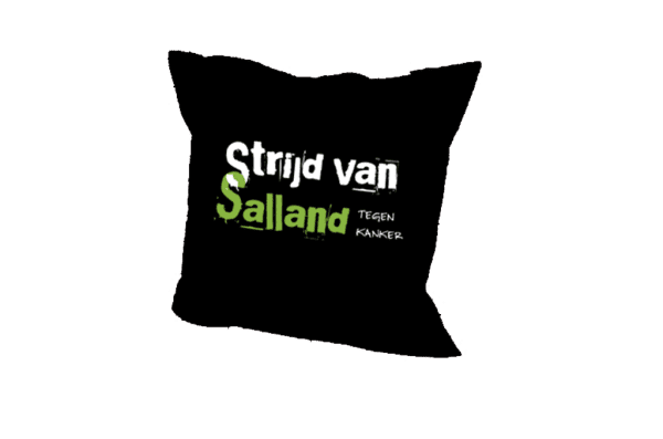 kussen strijd van salland zwart