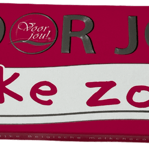 Voor jou! Chocolade reep Dikke zoen