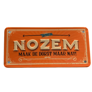 Wandbordjes Nozem Oil diverse soorten. Wandbordjes van De Zwarte Cross olie  Nozem Oil