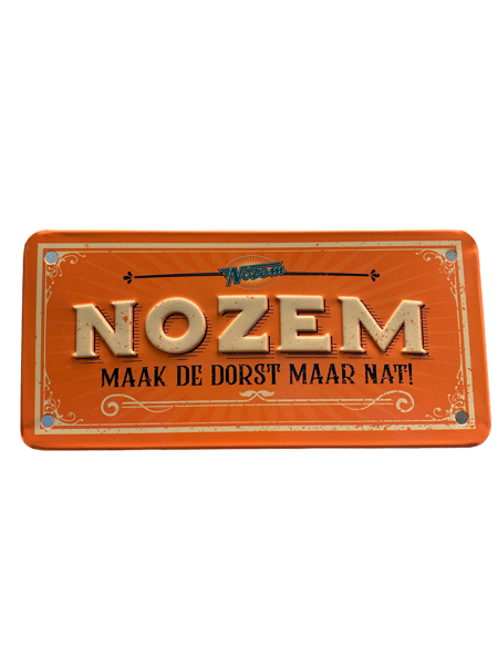 Wandbordjes Nozem Oil diverse soorten. Wandbordjes van De Zwarte Cross olie  Nozem Oil