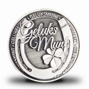 Geluksmunt hoefijzer/klavertje