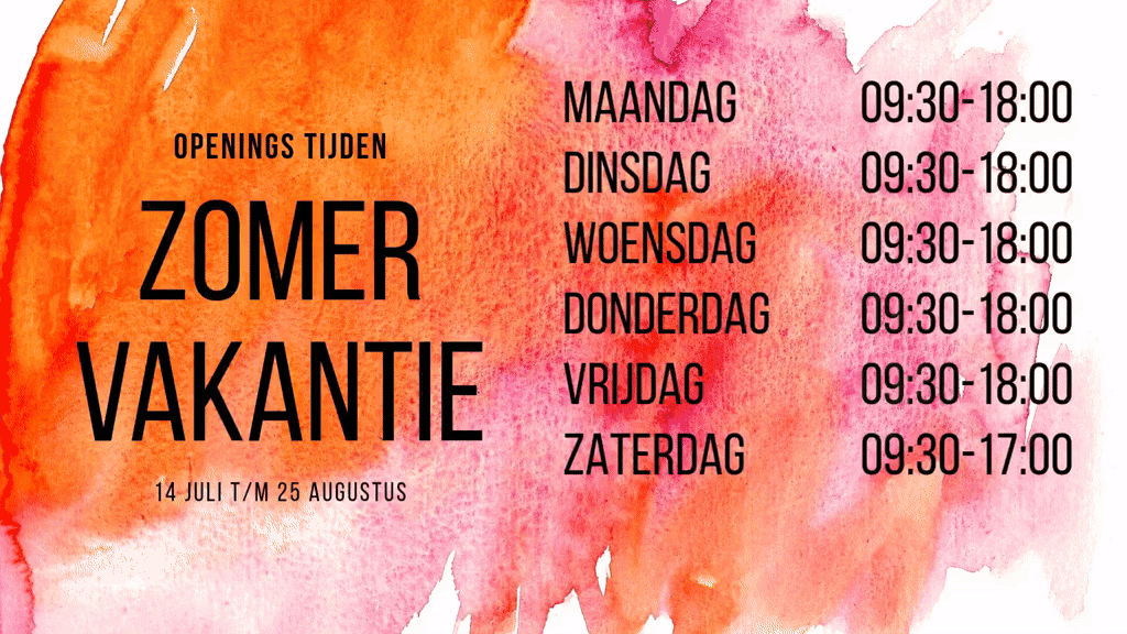 openingstijden smulbaai zomer 2025